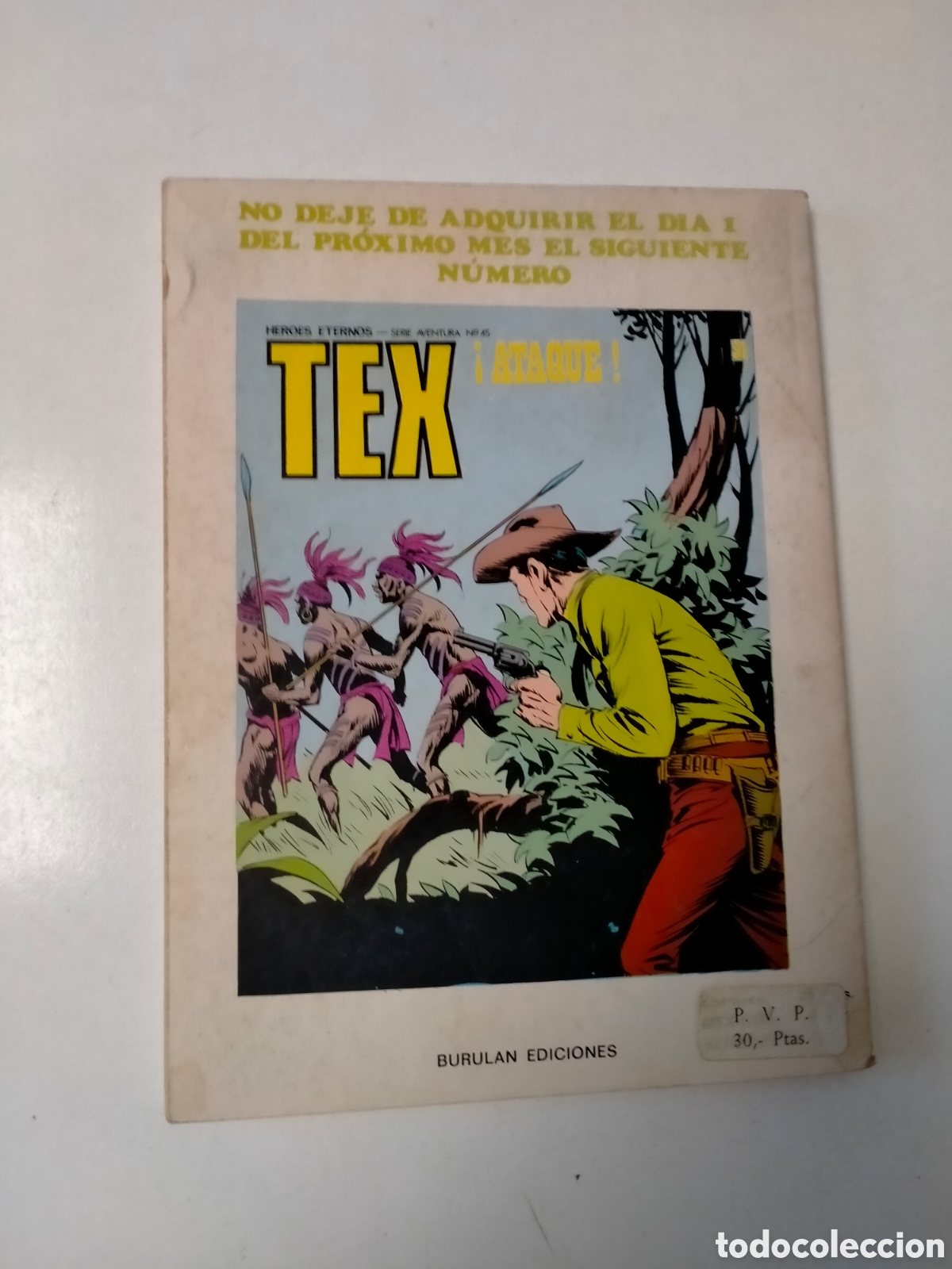 C&oacute;mics: TEX N&Uacute;MERO 90 BURU LAN EDICIONES A&Ntilde;O 1974 - Foto 2