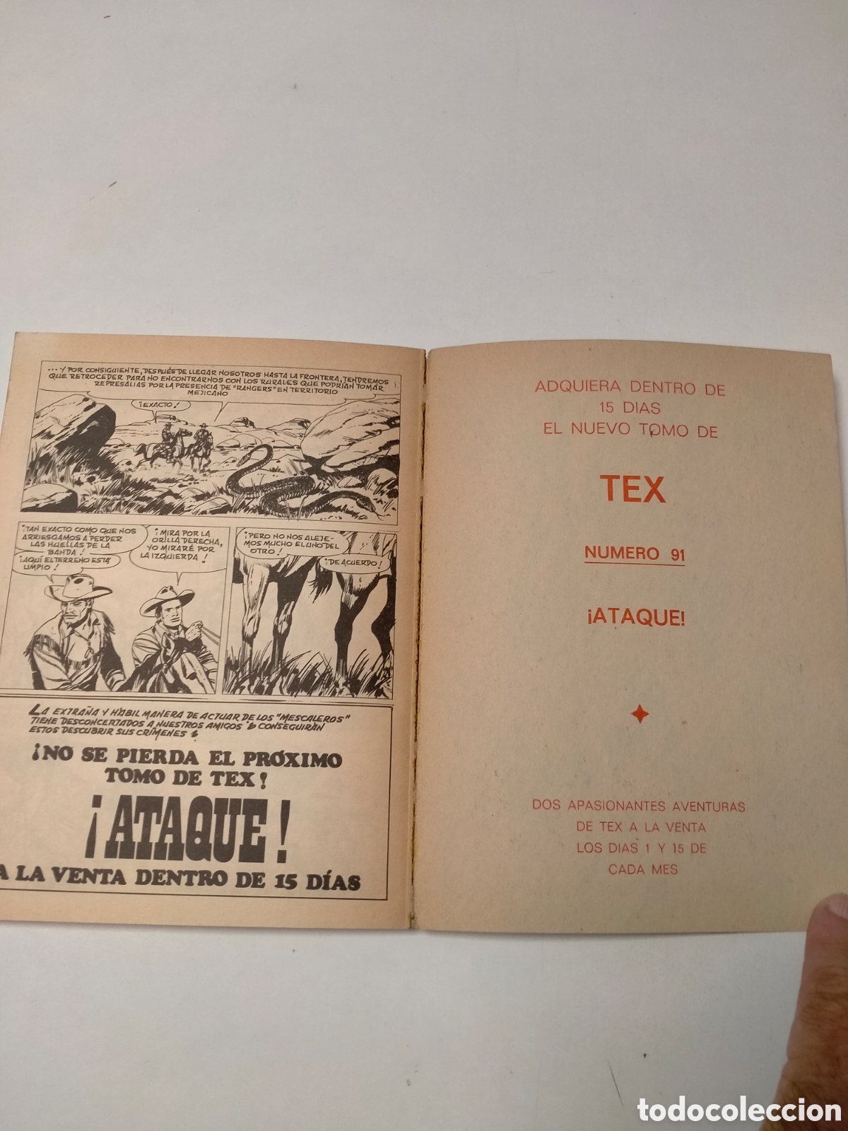 C&oacute;mics: TEX N&Uacute;MERO 90 BURU LAN EDICIONES A&Ntilde;O 1974 - Foto 10