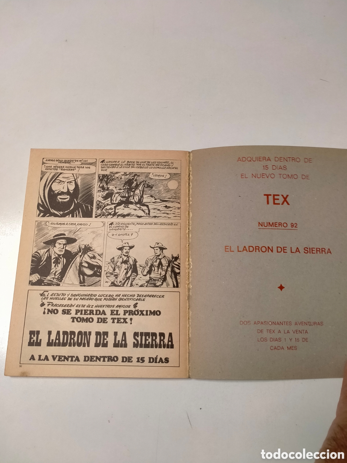 C&oacute;mics: TEX N&Uacute;MERO 91 BURU LAN EDICIONES A&Ntilde;O 1974 - Foto 10