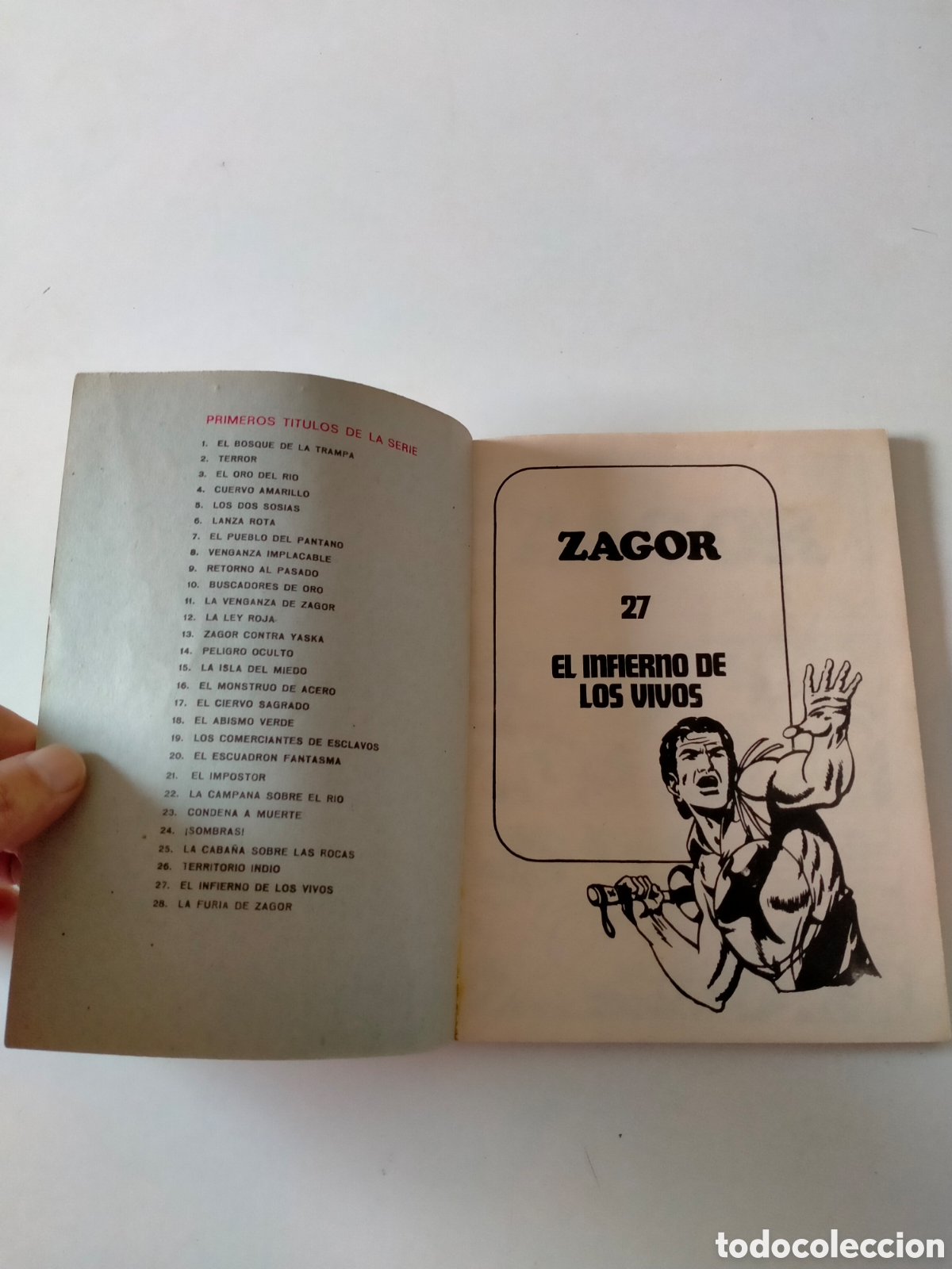C&oacute;mics: ZAGOR N&Uacute;MERO 27 BURU LAN EDICIONES A&Ntilde;O 1972 - Foto 4