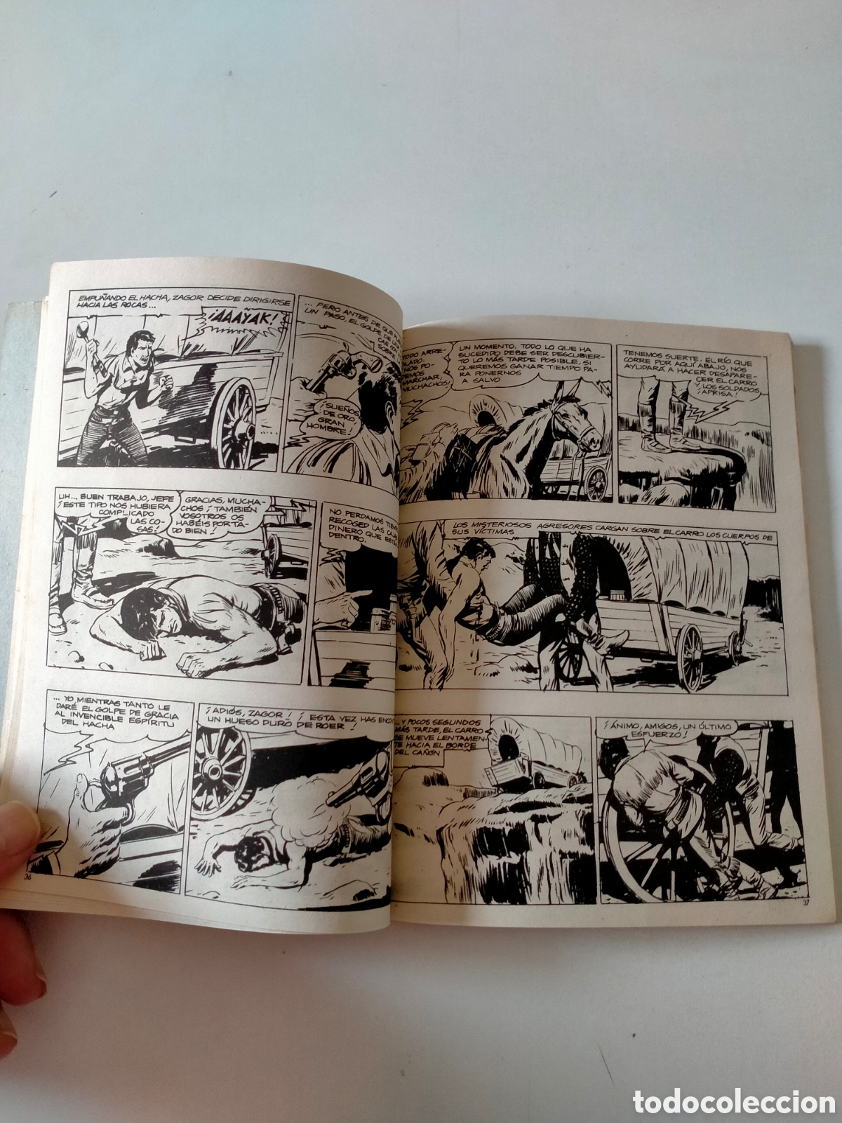 C&oacute;mics: ZAGOR N&Uacute;MERO 27 BURU LAN EDICIONES A&Ntilde;O 1972 - Foto 8