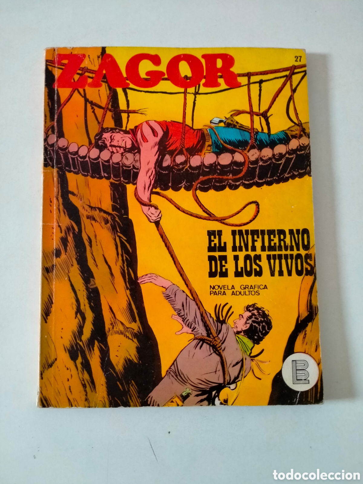 C&oacute;mics: ZAGOR N&Uacute;MERO 27 BURU LAN EDICIONES A&Ntilde;O 1972