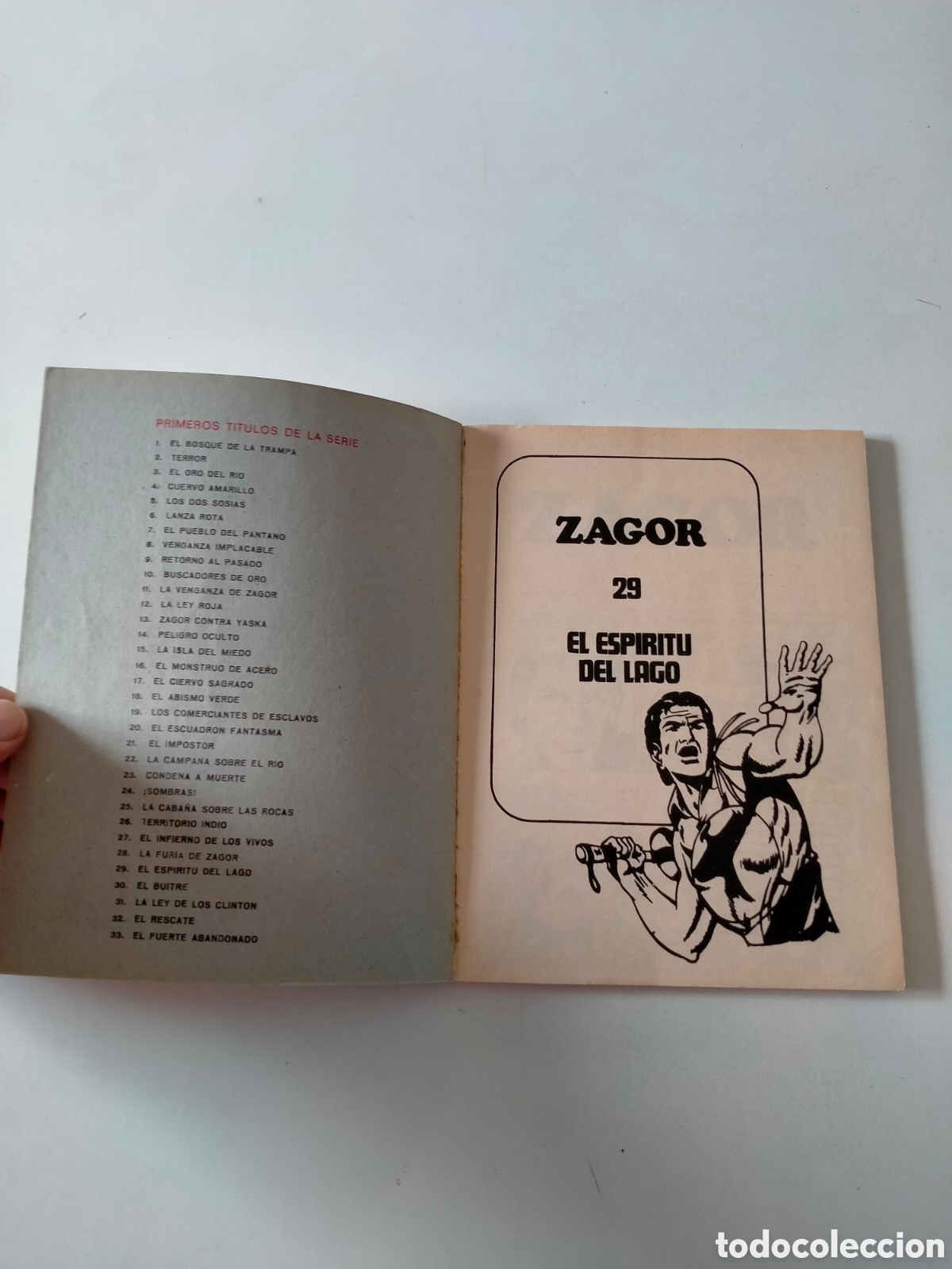 C&oacute;mics: ZAGOR N&Uacute;MERO 29 BURU LAN EDICIONES A&Ntilde;O 1972 - Foto 4