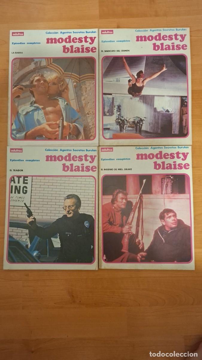 Comics: Lote 4 Modesty Blaise Colecci&oacute;n Agentes Secretos Burulan