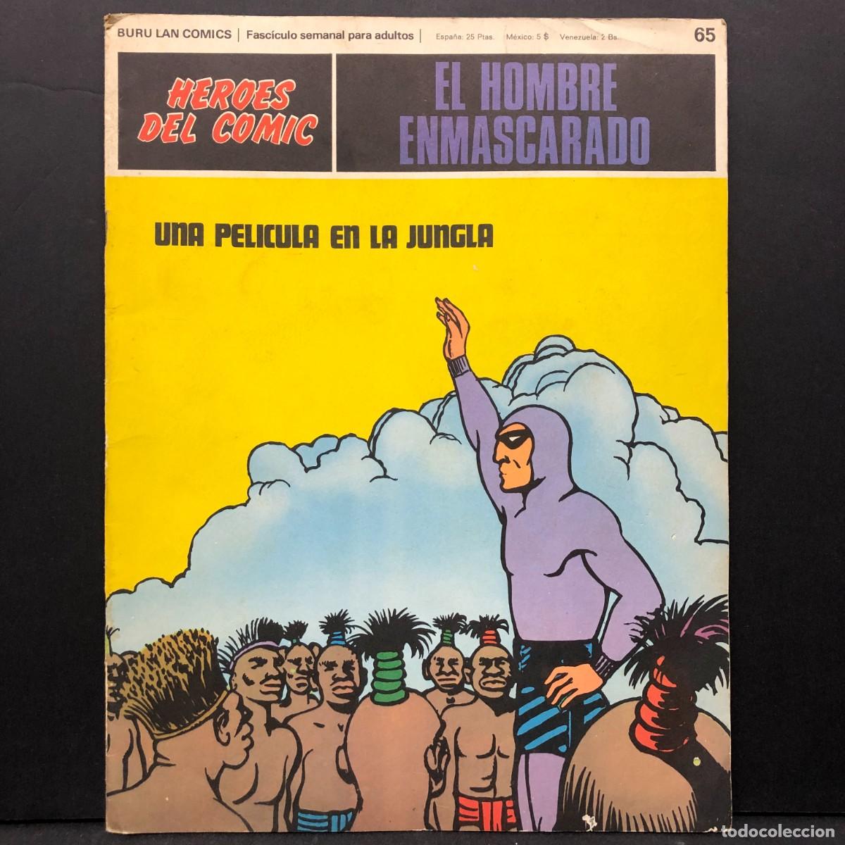 C&oacute;mics: HEROES DEL COMIC - EL HOMBRE ENMASCARADO - UNA PELICULA EN LA JUNGLA - TOMO 6 - N&ordm;65 - BURU / 1341