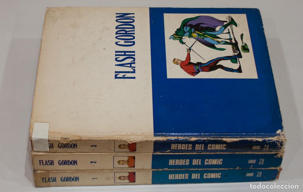 C&oacute;mics: HEROES DEL COMIC. FLASH GORDON. TOMOS 1, 2 Y 3. BURU LAN.