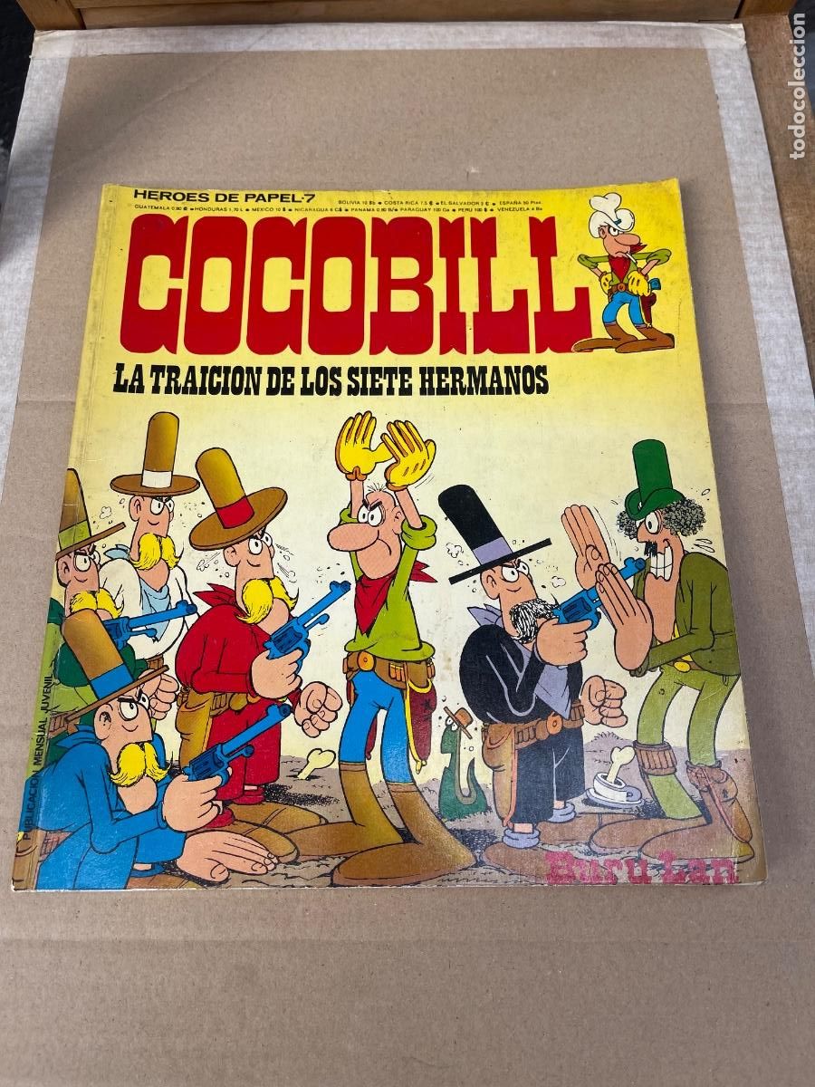 C&oacute;mics: H&eacute;roes de papel 7, Cocobill 7, la traici&oacute;n de los siete hermanos, Buru Lan en buen estado