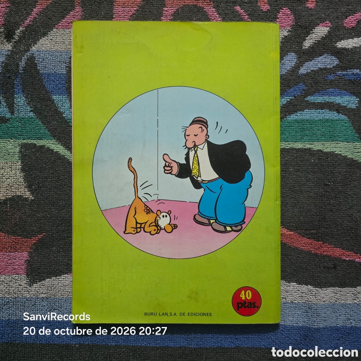 C&oacute;mics: POPEYE 5: PU&Ntilde;OS DE HIERRO (BURU LAN) - Foto 2
