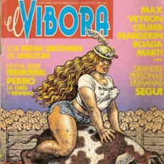 Cómics: 'EL VÍBORA', Nº 123. PORTADA DE ROBERT CRUMB.. Lote 5664993