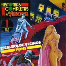 Cómics: ESCALERA DE VECINOS - PONS - Nº 1 - HISTORIAS COMPLETAS - EL VIBORA. Lote 19865129