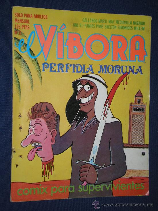 C&oacute;mics: EL V&Iacute;BORA N&ordm; 11 - EDICIONES LA C&Uacute;PULA - PORTADA: P&Aacute;MIES - Foto 1