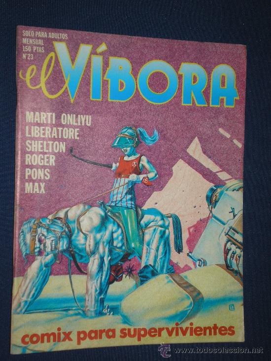 C&oacute;mics: EL V&Iacute;BORA N&ordm; 23 - EDICIONES LA C&Uacute;PULA - PORTADA: LIBERATORE - Foto 1