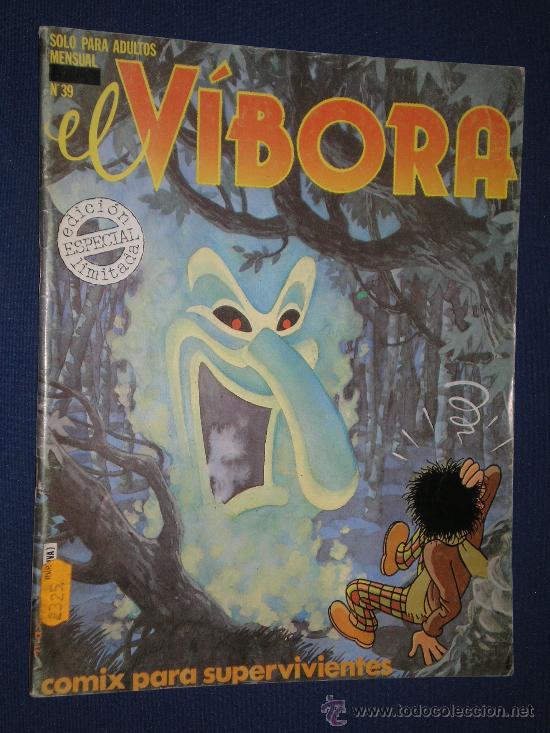 C&oacute;mics: EL V&Iacute;BORA N&ordm; 39 - EDICIONES LA C&Uacute;PULA - PORTADA: MAX - Foto 1