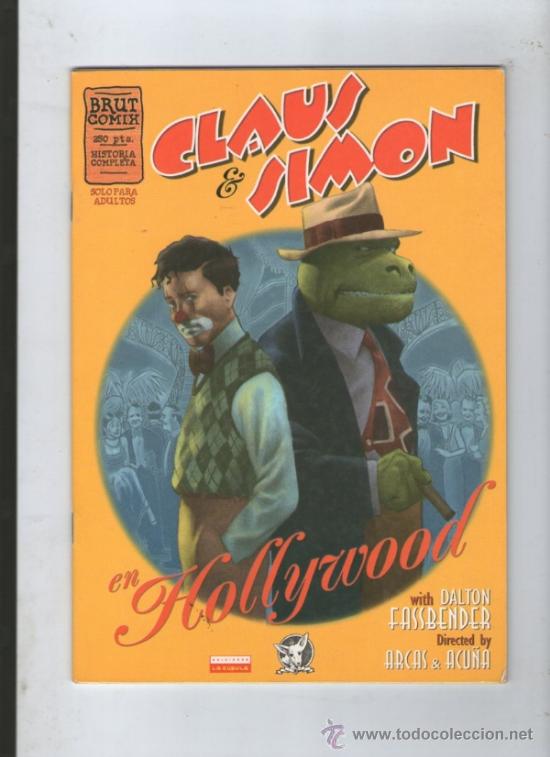 C&oacute;mics: CLAUS & SIM&Oacute;N . EN HOLLYWOOD . ARCAS/ACU&Ntilde;A . BRUT COMIX -B6 - Foto 1