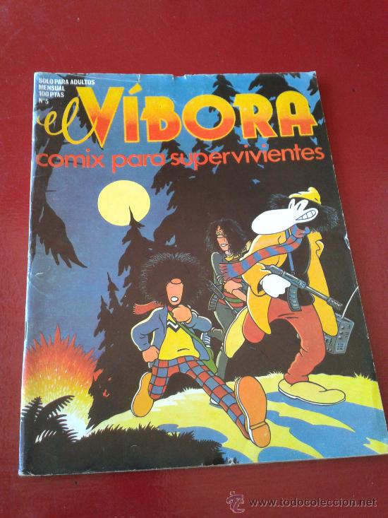 C&oacute;mics: El V&iacute;bora c&oacute;mic underground n&uacute;mero 5 portada Gustavo Max - Foto 1