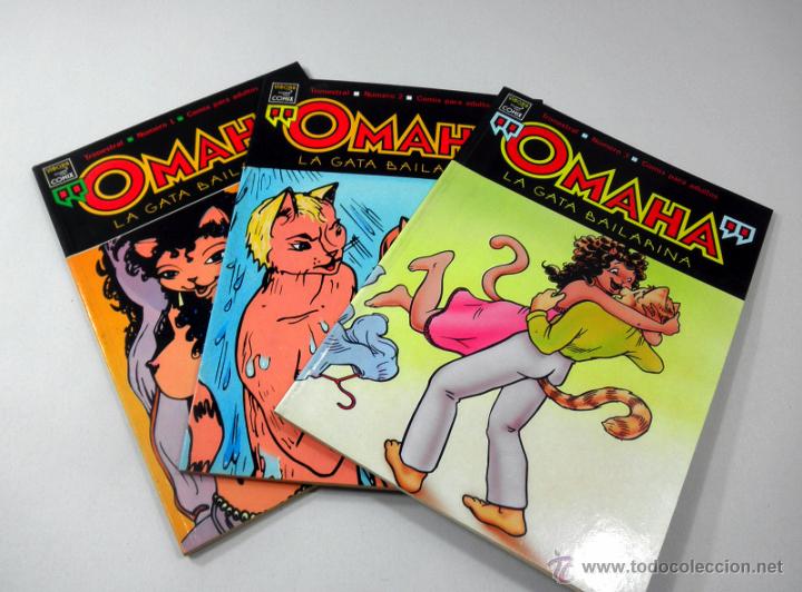 C&oacute;mics: LOTE DE 3 COMICS * OMAHA LA GATA BAILARINA NUMEROS 1 * 2 * 3 - Foto 1