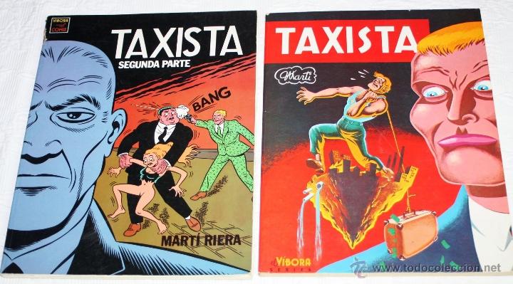 C&oacute;mics: Taxista (de Mart&iacute;). Dos tomos: 1&ordf; y 2&ordf; parte. - Foto 1