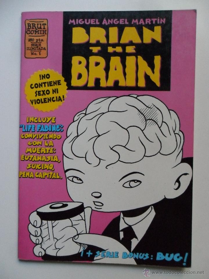 C&oacute;mics: BRIAN THE BRAIN N&ordm; 1 . MIGUEL &Aacute;NGEL MART&Iacute;N . BRUT COMIX - Foto 1