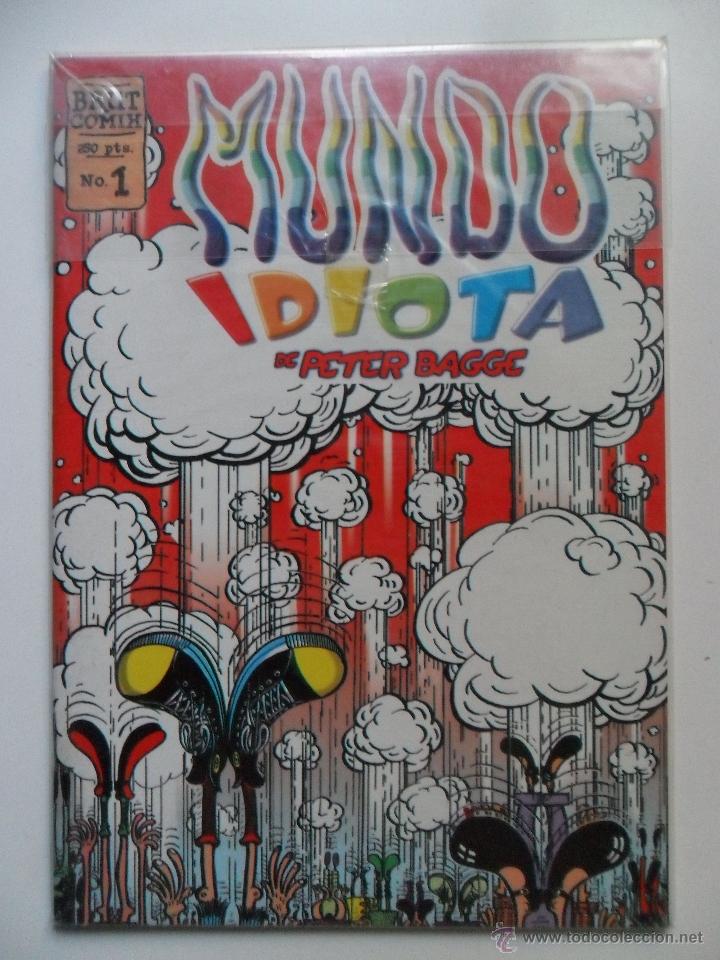 C&oacute;mics: MUNDO IDIOTA N&ordm; 1 . PETER BAGGE . BRUT COMIX - Foto 1