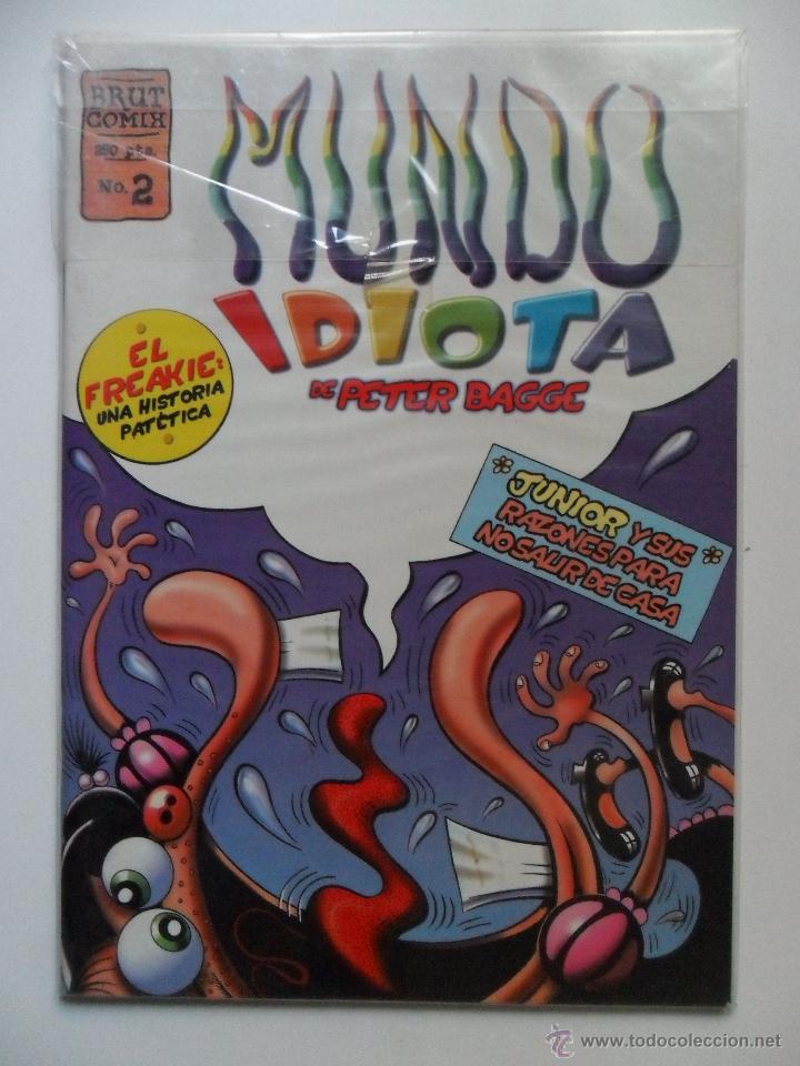 C&oacute;mics: MUNDO IDIOTA N&ordm; 2 . PETER BAGGE . BRUT COMIX - Foto 1