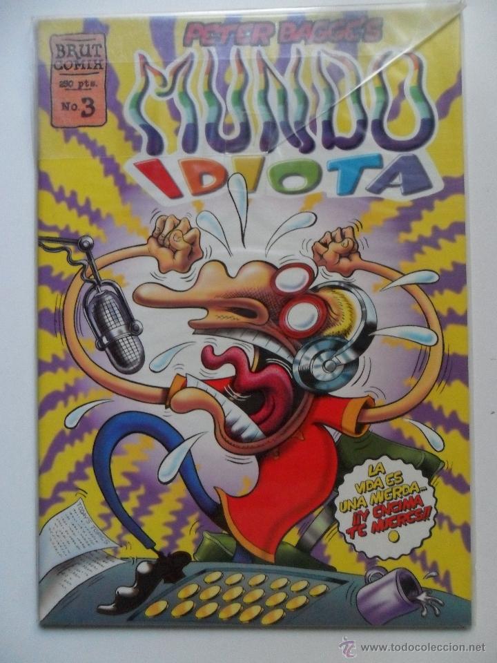 C&oacute;mics: MUNDO IDIOTA N&ordm; 3 . PETER BAGGE . BRUT COMIX - Foto 1
