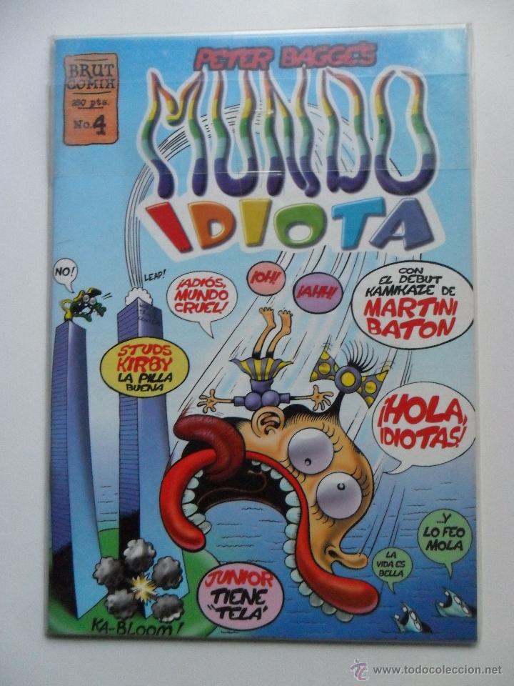 C&oacute;mics: MUNDO IDIOTA N&ordm; 4 . PETER BAGGE . BRUT COMIX - Foto 1