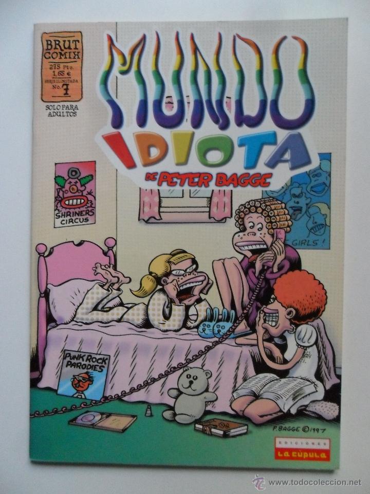 C&oacute;mics: MUNDO IDIOTA N&ordm; 7 . PETER BAGGE . BRUT COMIX - Foto 1