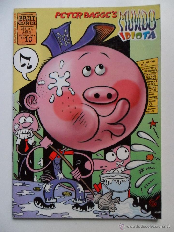C&oacute;mics: MUNDO IDIOTA N&ordm; 10 . PETER BAGGE . BRUT COMIX - Foto 1