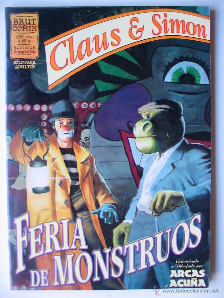 C&oacute;mics: Claus & Simon - Feria de monstruos - Brut comix - Foto 1