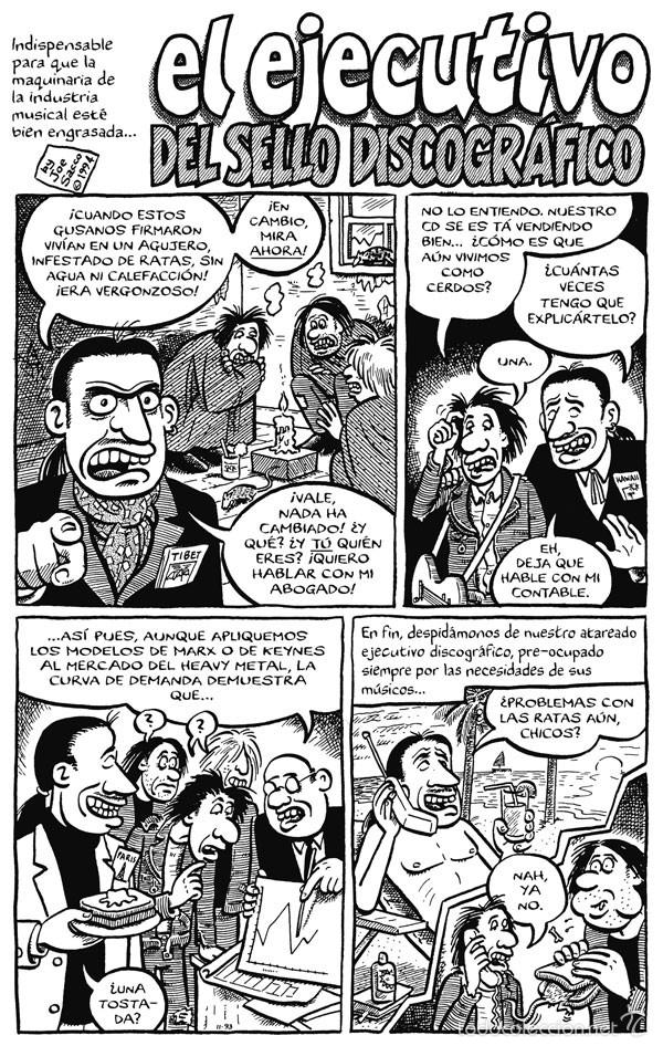 C&oacute;mics: C&oacute;mics. El rock y yo - Joe Sacco - Foto 2