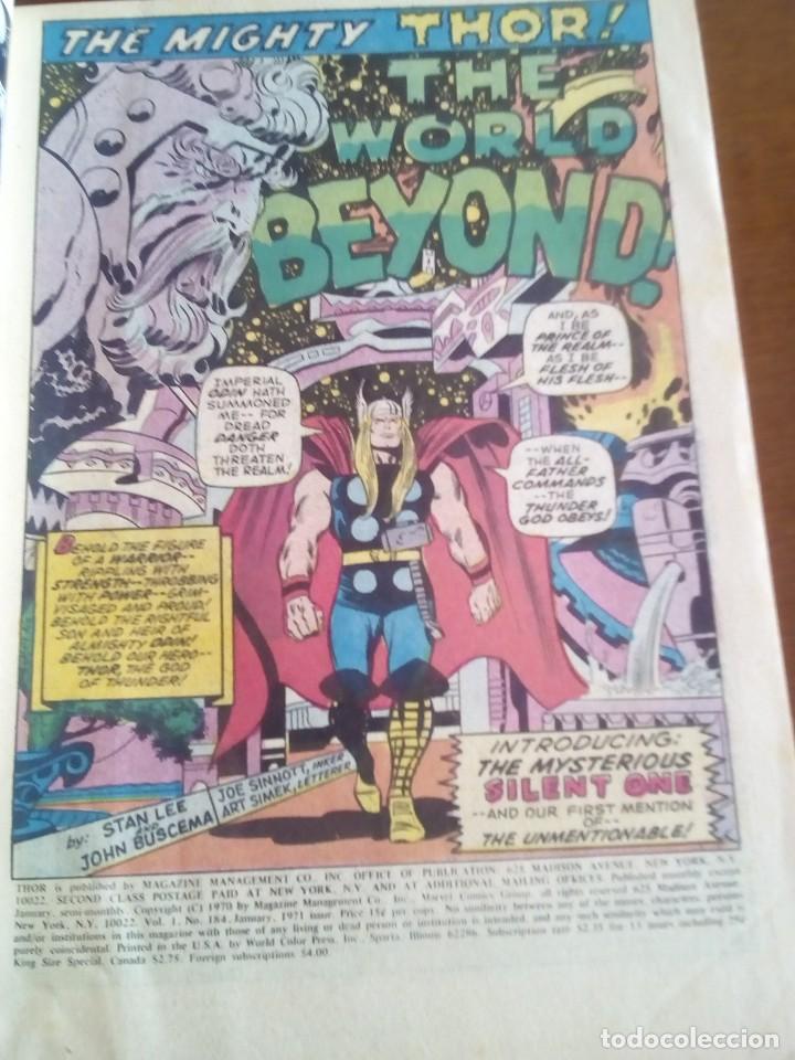 C&oacute;mics: THOR N 184 USA  A&Ntilde;O 1970  L4P3 - Foto 3