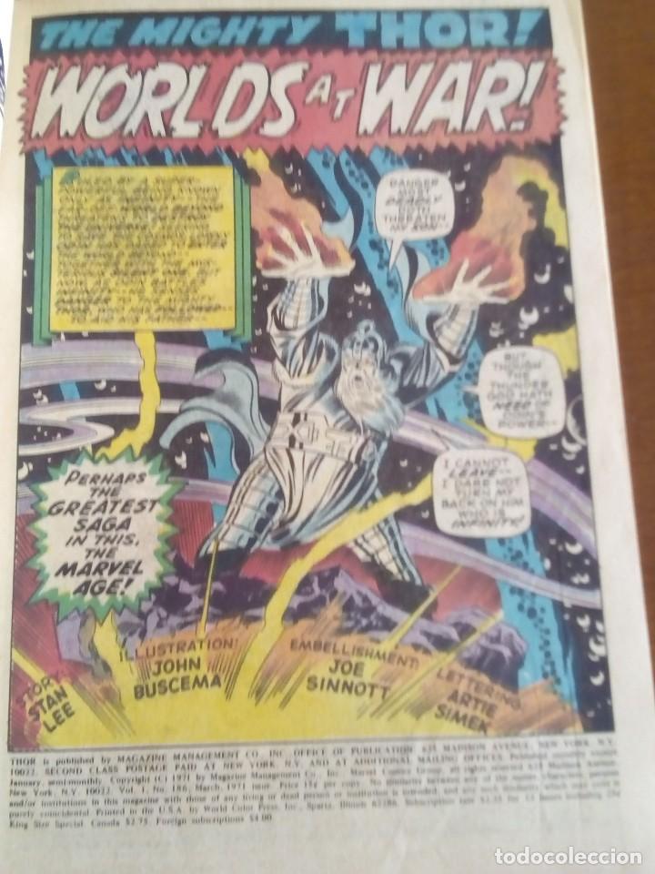 C&oacute;mics: THOR N 185 USA A&Ntilde;O 1970  L4P3 - Foto 3