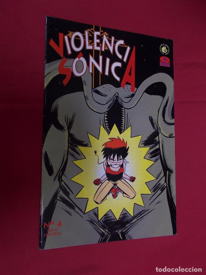C&oacute;mics: VIOLENCIA S&Oacute;NICA. N&ordm; 4. EDICIONES CAMALEON. - Foto 1