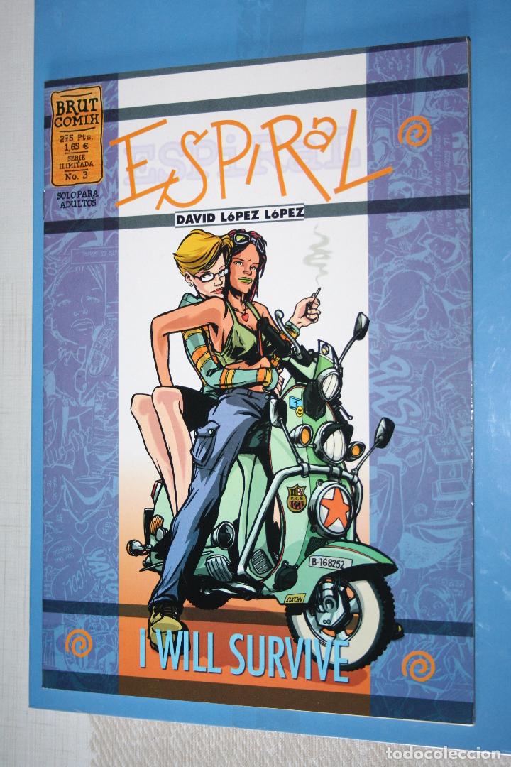 C&oacute;mics: I WILL SURVIVE ***  ESPIRAL (COLECCION BRUT COMIX n&ordm; 3) *** Ediciones LA C&Uacute;PULA (1998). - Foto 1