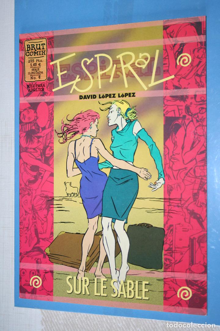 C&oacute;mics: SUR LE SABLE ***  ESPIRAL (COLECCION BRUT COMIX n&ordm; 4) *** Ediciones LA C&Uacute;PULA (1998). - Foto 1