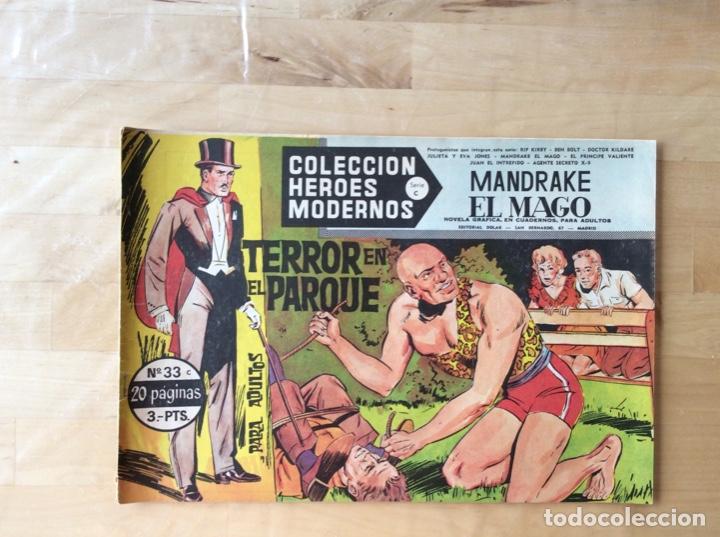 C&oacute;mics: Mandrake el Mago.Coleccion H&eacute;roes Modernos.Numero 33 - Foto 1