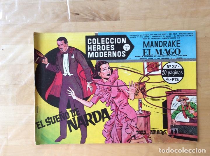 C&oacute;mics: Mandrake el Mago.Coleccion H&eacute;roes Modernos.Numero 37 - Foto 1