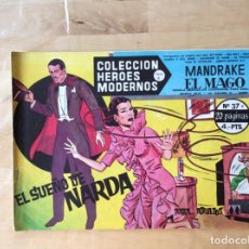Cómics: MANDRAKE EL MAGO.COLECCION HÉROES MODERNOS.NUMERO 37