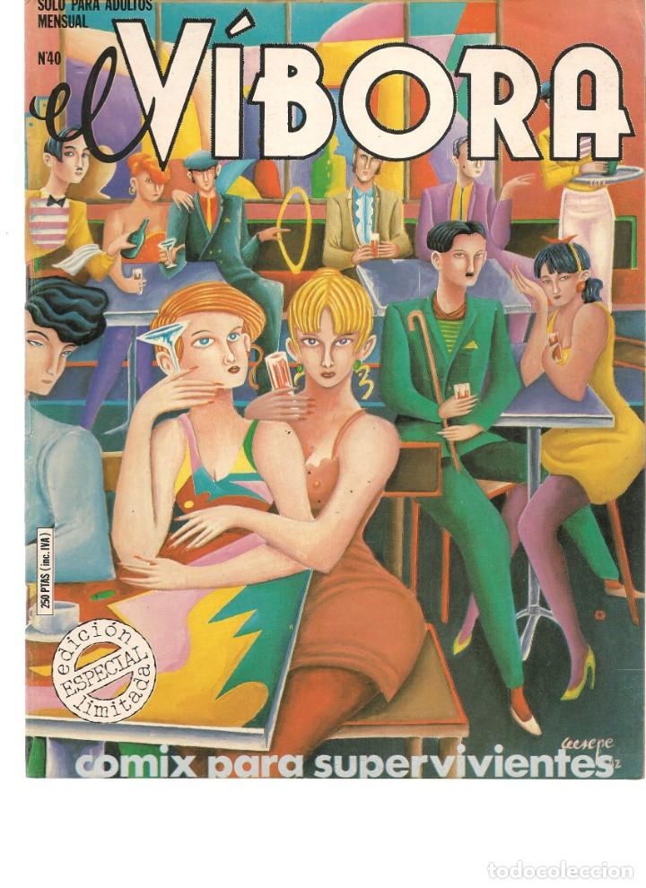 C&oacute;mics: EL V&Iacute;BORA. N&ordm; 40. EDICIONES LA C&Uacute;PULA (ST/MG.A) - Foto 1