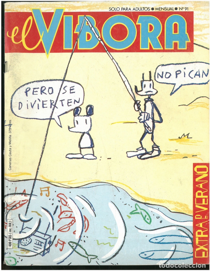 C&oacute;mics: EL VIBORA N&ordm; 91. EXTRA DE VERANO. EDICIONES LA C&Uacute;PULA. C-36. - Foto 1