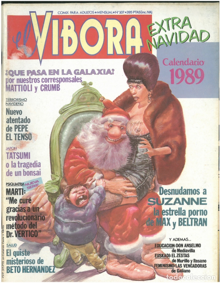 C&oacute;mics: EL VIBORA N&ordm; 107. EXTRA NAVIDAD 1989. EDICIONES LA C&Uacute;PULA. C-36. - Foto 1