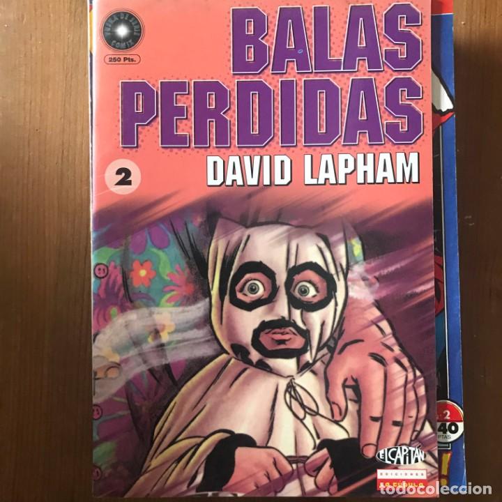 C&oacute;mics: DAVID LAPHAM - BALAS PERDIDAS N&ordm; 2 -  EL CAPIT&Aacute;N LA C&Uacute;PULA 1998 - Foto 1