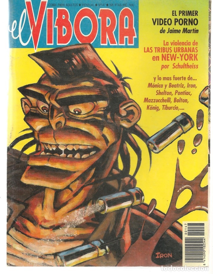 C&oacute;mics: EL V&Iacute;BORA. N&ordm; 147. EDICIONES LA C&Uacute;PULA. (ST/A3) - Foto 1