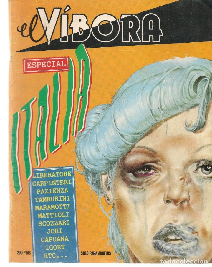C&oacute;mics: EL V&Iacute;BORA. ESPECIAL ITALIA. EDICIONES LA C&Uacute;PULA. (ST/A3) - Foto 1
