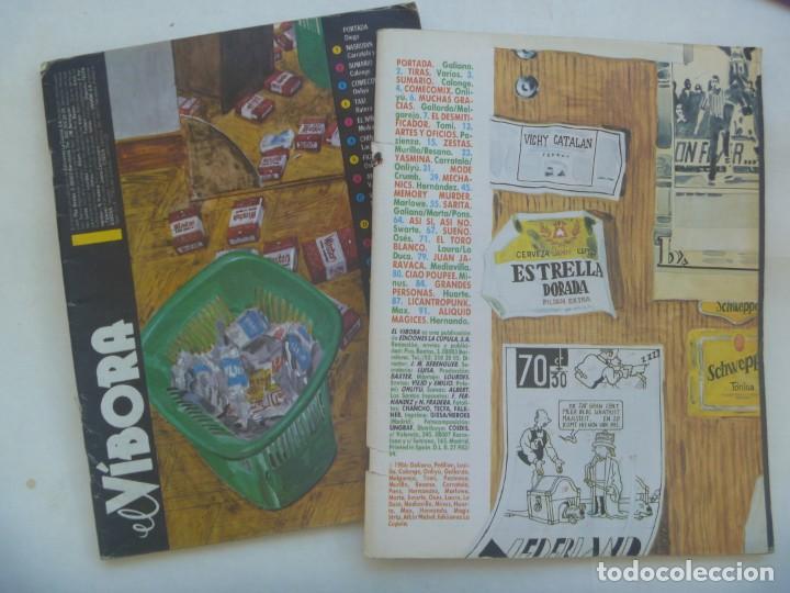C&oacute;mics: LOTE DE 2 NUMEROS DE EL VIBORA ---&iexcl;&iexcl;  SIN PORTADAS ! ! - Foto 1