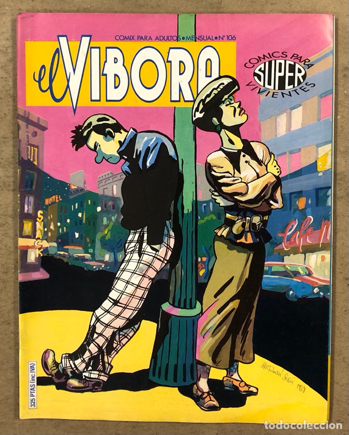 C&oacute;mics: EL V&Iacute;BORA COMIX N&deg; 106 (EDICIONES LA C&Uacute;PULA 1988). SEGU&Iacute;, CALONGE, BOADA, ONLIY&Uacute;, MAGNUS,... - Foto 1