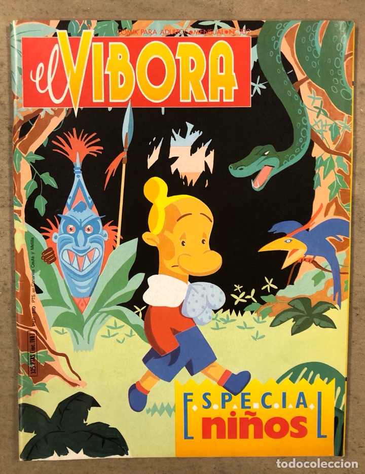 C&oacute;mics: EL V&Iacute;BORA COMIX N&deg; 102 (EDICIONES LA C&Uacute;PULA 1989). GALLARDO, BAXTER, ONLIY&Uacute;, BOADA, GALIANO,... - Foto 1