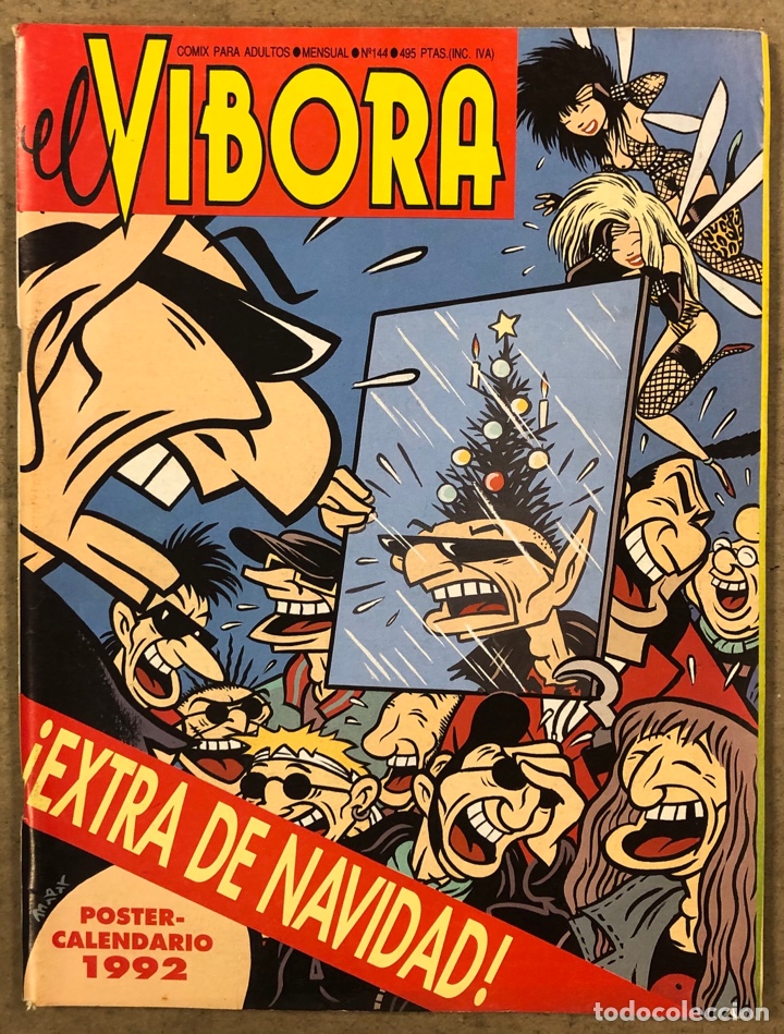 C&oacute;mics: EL V&Iacute;BORA COMIX N&deg; 143 (EDICIONES LA C&Uacute;PULA 1991). EXTRA NAVIDAD. N&Uacute;MERO DOBLE. - Foto 1
