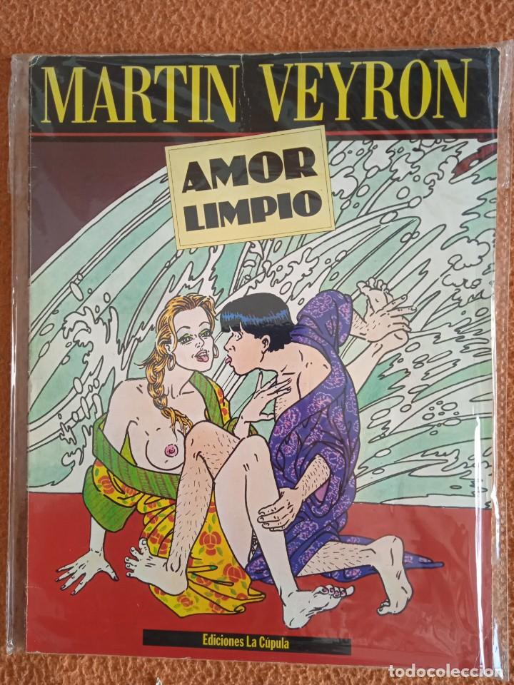C&oacute;mics: MARTIN VEYRON - AMOR LIMPIO - EDICIONES LA C&Uacute;PULA 1&ordf; EDICI&Oacute;N 1984 - Foto 1