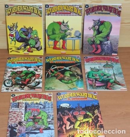 C&oacute;mics: WONDERWART-HOG EL SUPERSERDO - LOS 8 PRIMEROS NUMEROS DE 9 EJEMPLARES - EDICIONES LA CUPULA - Foto 1